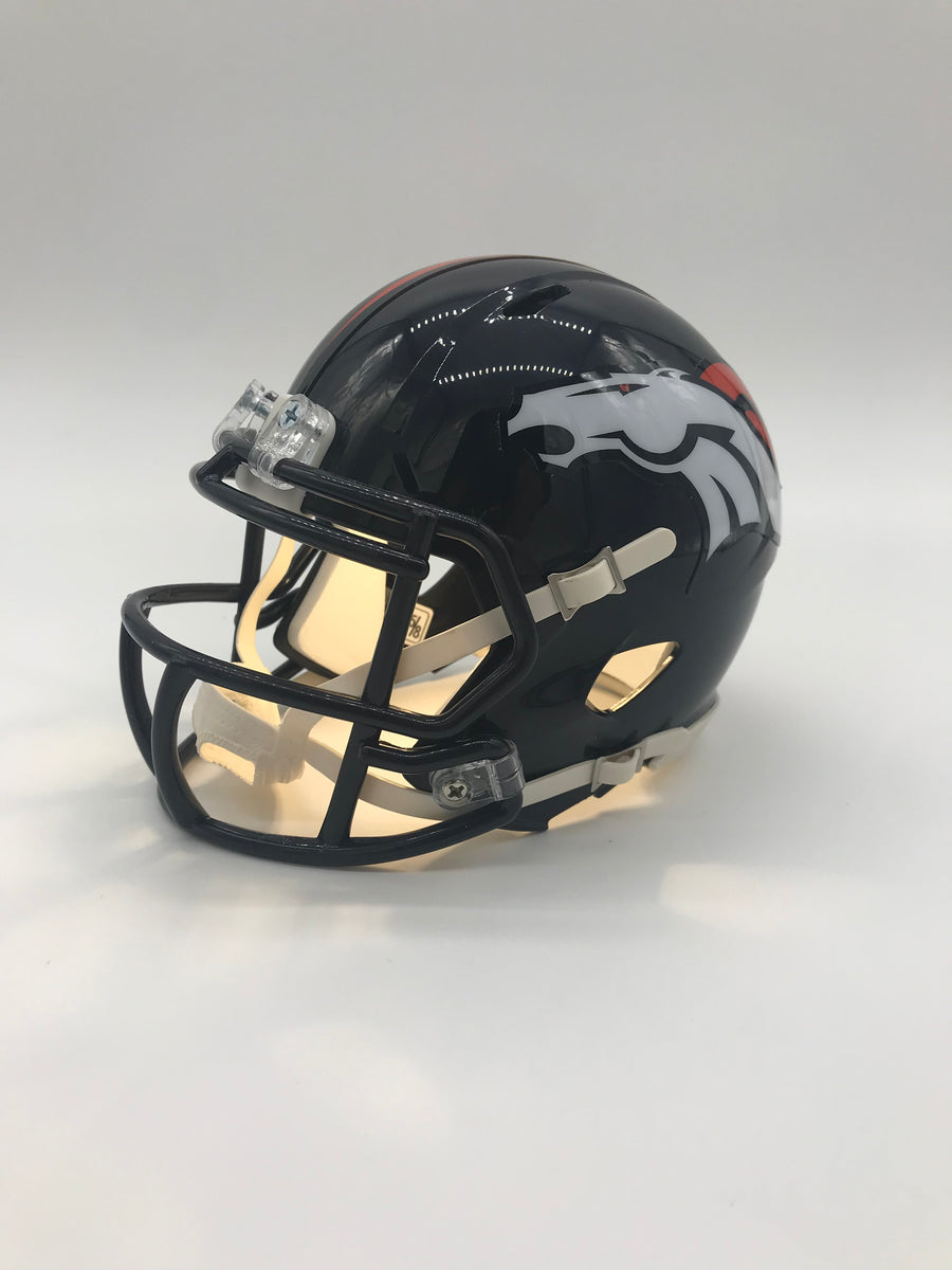 13.5 Orange and White NFL Denver Broncos LED Helmet Lamp