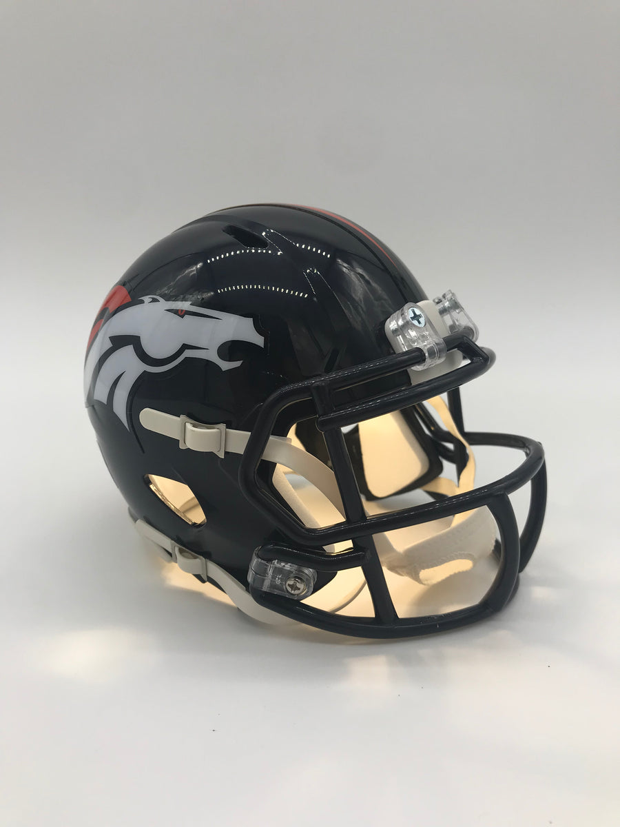 13.5 Orange and White NFL Denver Broncos LED Helmet Lamp