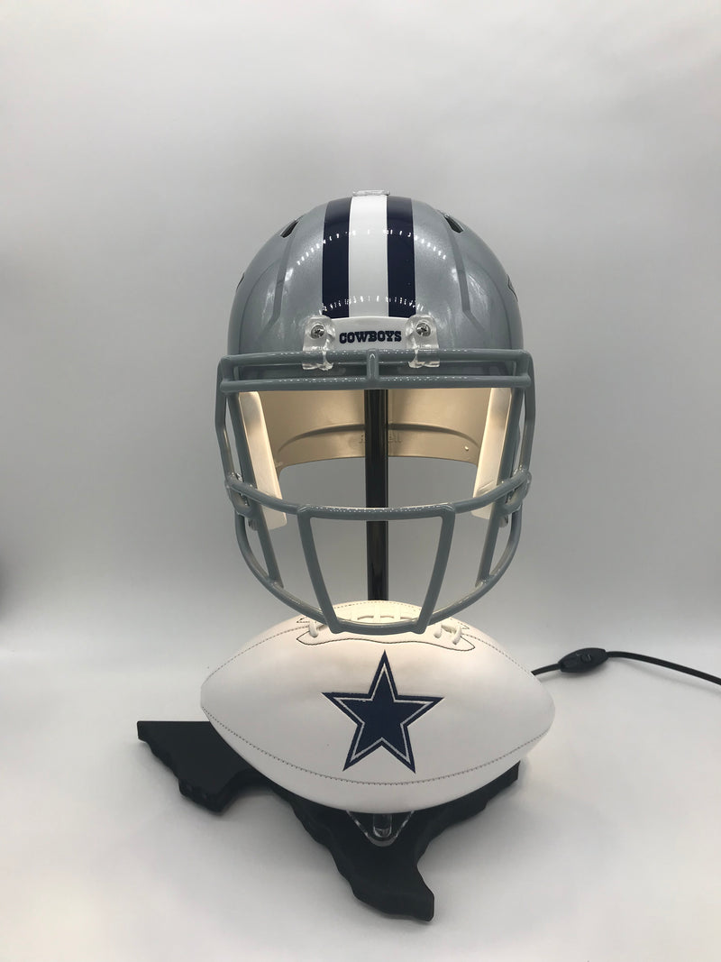 Dallas Cowboys Football Helmet Lamp NFL Light 1973 Pro Sports