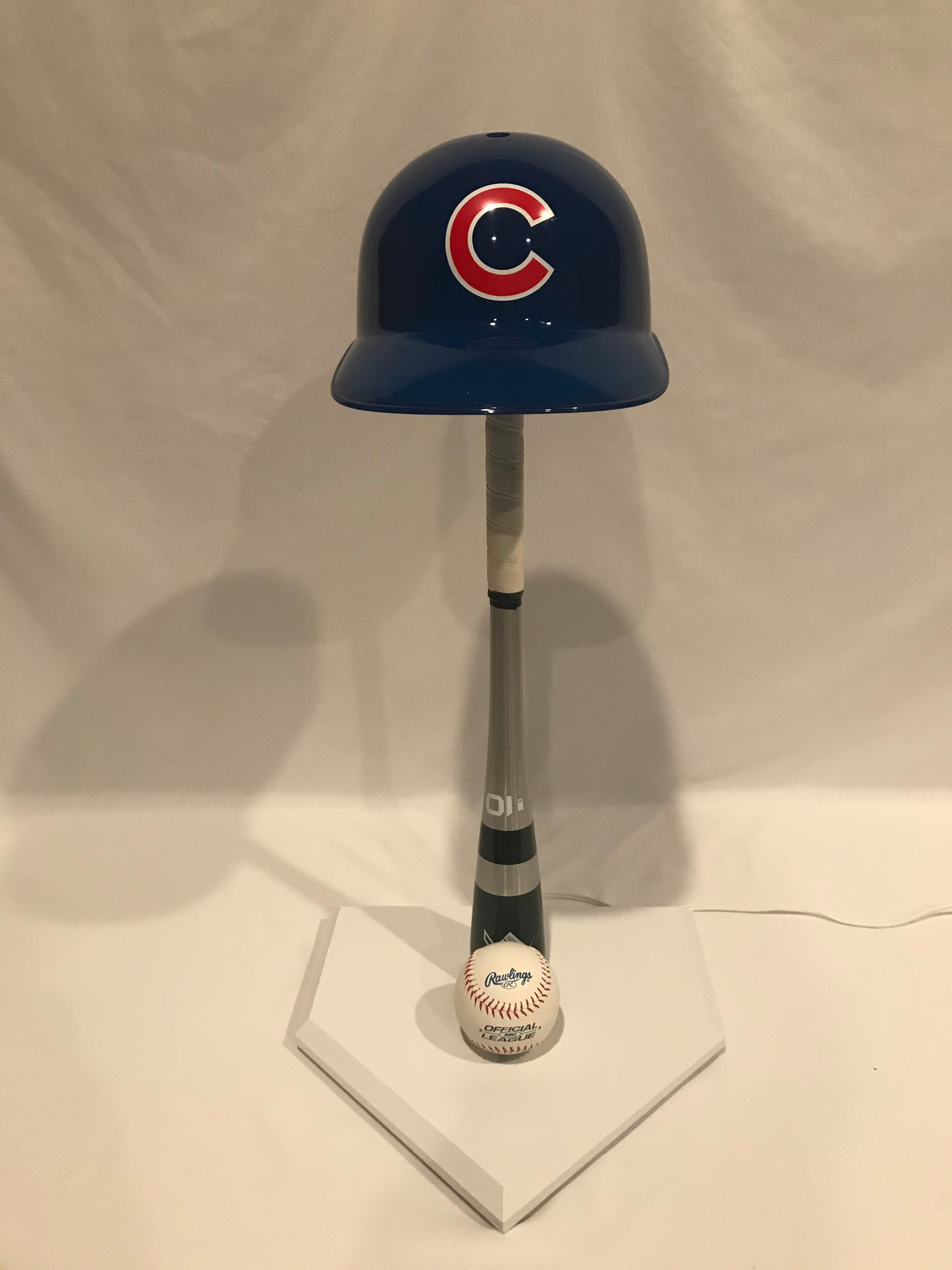 Chicago Cubs Baseball Lamp – Big League Lighting
